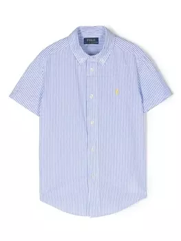 Ralph Lauren рубашка с короткими рукавами и логотипом Polo Pony, синий