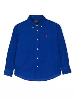 Ralph Lauren рубашка с логотипом Polo Pony, синий