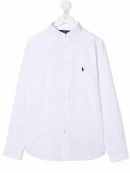 Ralph Lauren рубашка с логотипом Pony, белый