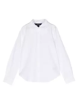 Ralph Lauren рубашка с оборками, белый