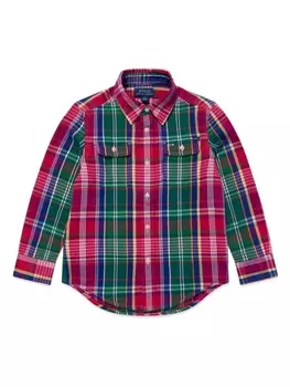 Ralph Lauren рубашка в клетку, красный