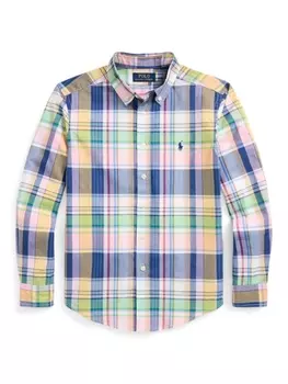 Ralph Lauren рубашка в клетку, синий