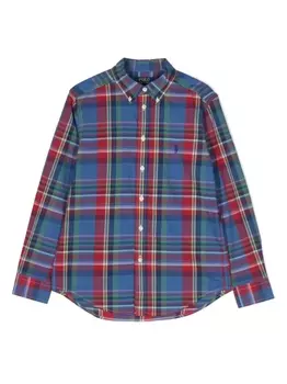 Ralph Lauren рубашка в клетку, синий