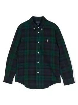 Ralph Lauren рубашка в клетку, зеленый
