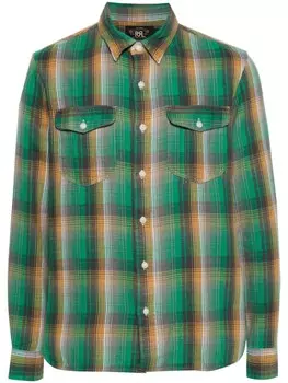 Ralph Lauren рубашка в клетку, зеленый