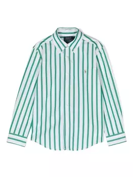 Ralph Lauren рубашка в полоску, белый