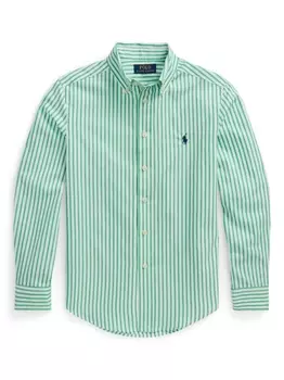 Ralph Lauren рубашка в полоску, зеленый