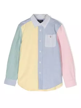 Ralph Lauren рубашка в стиле колор-блок, синий