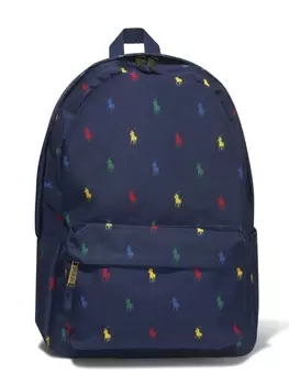 Ralph Lauren рюкзак Polo-Pony с принтом, синий