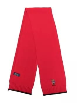 Ralph Lauren шарф Polo Bear, красный