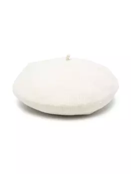 Ralph Lauren шерстяной берет в рубчик, нейтральный цвет