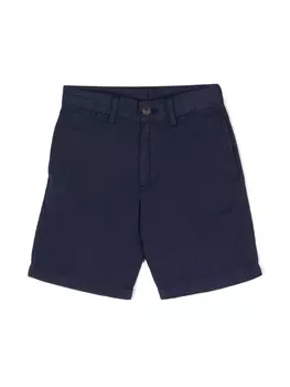 Ralph Lauren шорты бермуды из смесового льна, синий