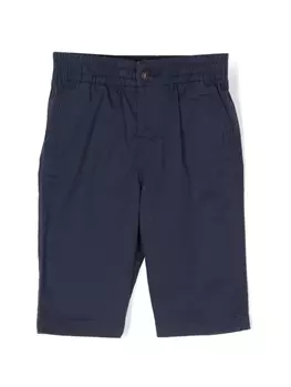 Ralph Lauren шорты-бермуды с вышитым логотипом, синий