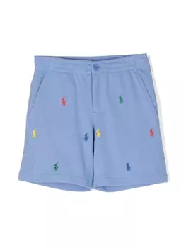 Ralph Lauren шорты чинос с логотипом, синий