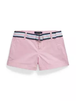 Ralph Lauren шорты чинос с поясом, розовый