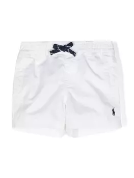 Ralph Lauren шорты с логотипом Polo Pony, белый