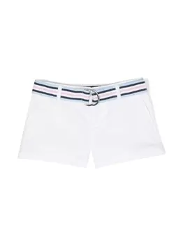 Ralph Lauren шорты с поясом, белый