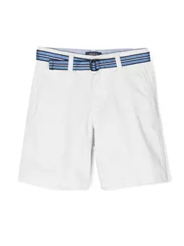 Ralph Lauren шорты с поясом, белый