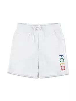 Ralph Lauren шорты с вышитым логотипом, белый
