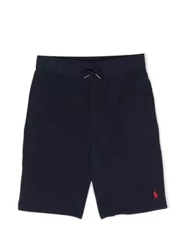 Ralph Lauren шорты с вышитым логотипом, синий