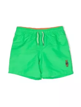 Ralph Lauren шорты с вышивкой, зеленый