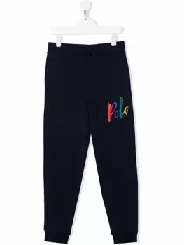 Ralph Lauren спортивные брюки с логотипом, синий