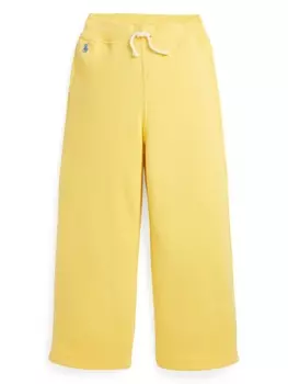Ralph Lauren спортивные брюки с вышивкой Polo Pony, желтый