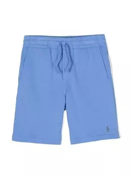 Ralph Lauren спортивные шорты с вышивкой Polo Pony, синий