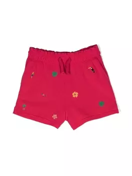 Ralph Lauren спортивные шорты с вышивкой, розовый