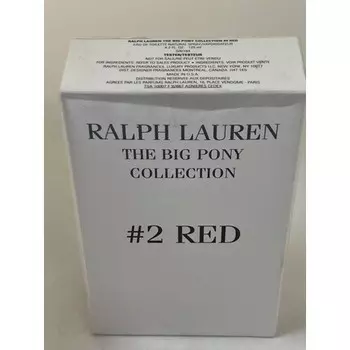 Ralph Lauren The Big Pony Collection #2 Красная мужская туалетная вода 4,2 унции