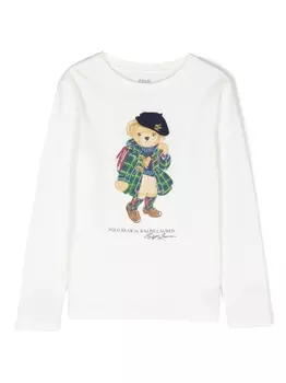 Ralph Lauren толстовка Polo Bear, белый