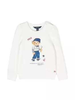 Ralph Lauren толстовка Polo Bear, белый