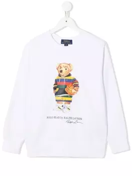 Ralph Lauren толстовка Polo Bear, белый