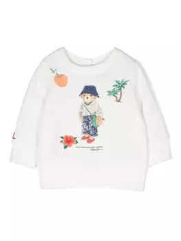 Ralph Lauren толстовка Polo Bear, белый