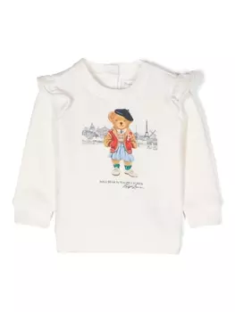 Ralph Lauren толстовка Polo Bear, белый