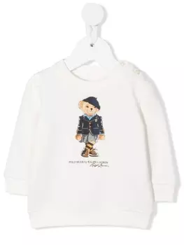 Ralph Lauren толстовка Polo Bear, белый