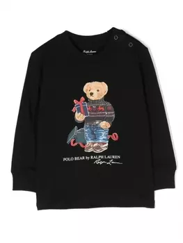 Ralph Lauren толстовка Polo Bear, черный