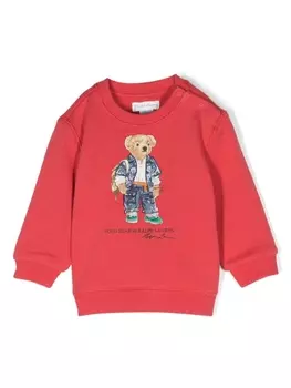 Ralph Lauren толстовка Polo Bear, красный
