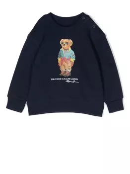 Ralph Lauren толстовка с логотипом Polo Bear, синий