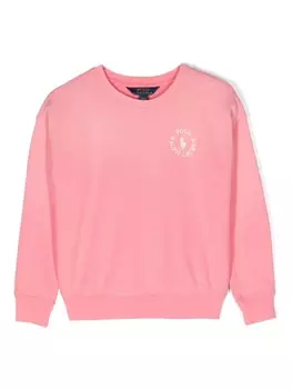 Ralph Lauren толстовка с логотипом, розовый