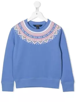 Ralph Lauren толстовка с логотипом, синий