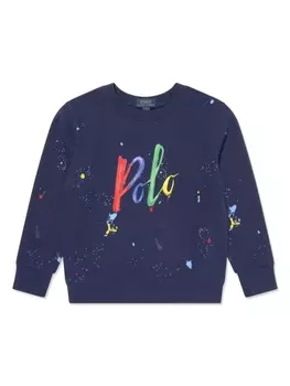 Ralph Lauren толстовка с логотипом, синий