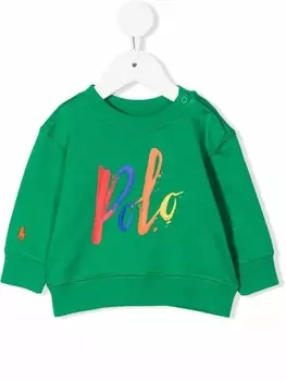 Ralph Lauren толстовка с логотипом, зеленый