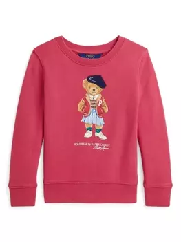 Ralph Lauren толстовка с принтом, розовый