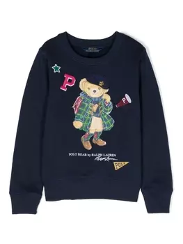 Ralph Lauren толстовка с принтом, синий