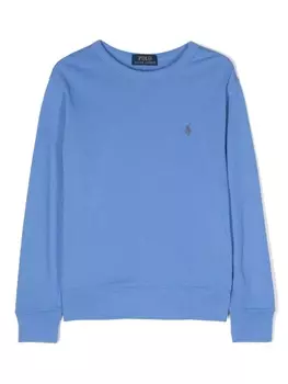 Ralph Lauren толстовка с вышивкой Polo Pony, синий