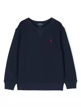 Ralph Lauren толстовка с вышивкой Polo Pony, синий