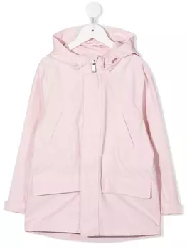 Ralph Lauren удлиненная ветровка с капюшоном, розовый
