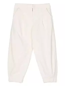 Ralph Lauren вельветовые брюки с низким шаговым швом, белый