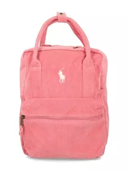 Ralph Lauren вельветовый рюкзак с логотипом Polo Pony, розовый